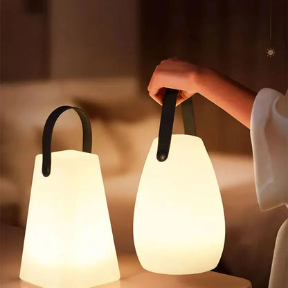 Rechargeable LED Mood Lamp 10 inch Cordless Waterproof 8-Color Remote-Controlled Accent Light for Deck Patio Poolside Backyard Entertaining