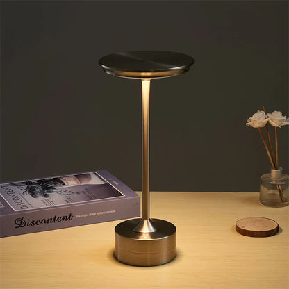 Rechargeable Cordless Table Lamp with Touch Control & 3 Brightness Levels for Bedroom Nightstand Desk Reading Living Room