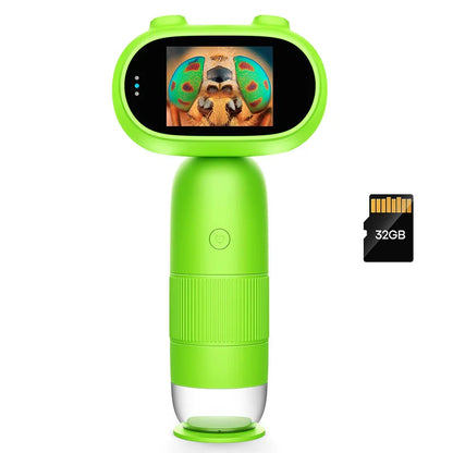 Explore Microscopic Wonders | Handheld Digital Microscope with 1000x Magnification | Engaging Tool for Kids and Collectors