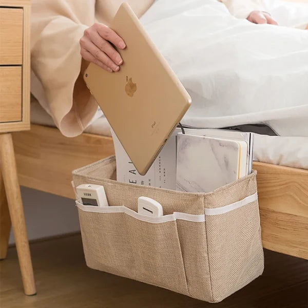 BABYORGA – Waterproof bedside organizer caddy for baby essentials storage and convenience