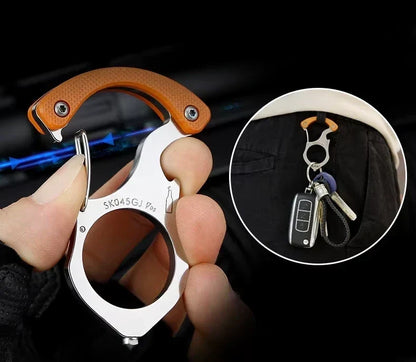 Portable Emergency Glass Breaker & Personal Safety Tool with Spring Clip for Car, Travel & Everyday Carry