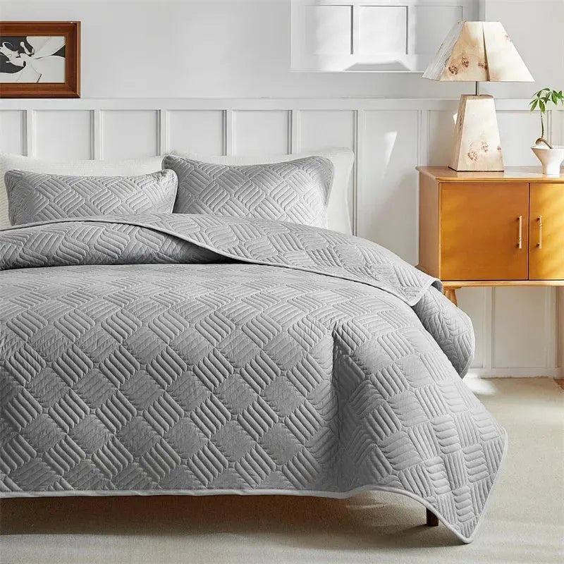 Lightweight Bedding Sets | Double-Sided Bedspread Set for Summer Comfort | Breathable Soft Fabric for Queen Beds