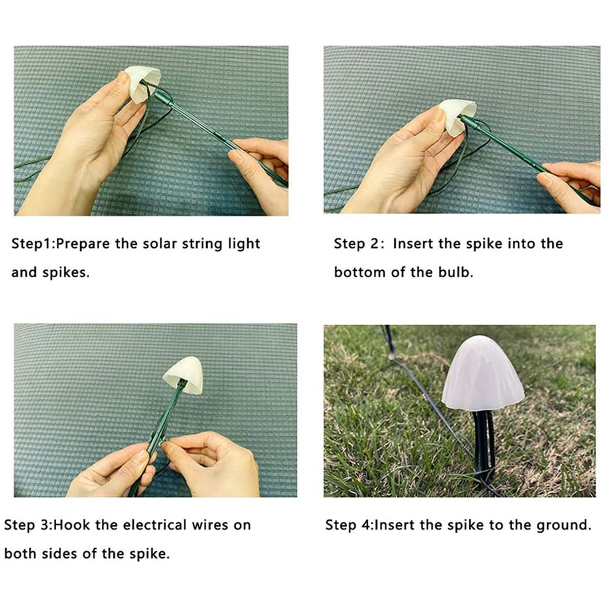 MUSHLIVA – Solar Mushroom Fairy Lights for Garden Landscapes