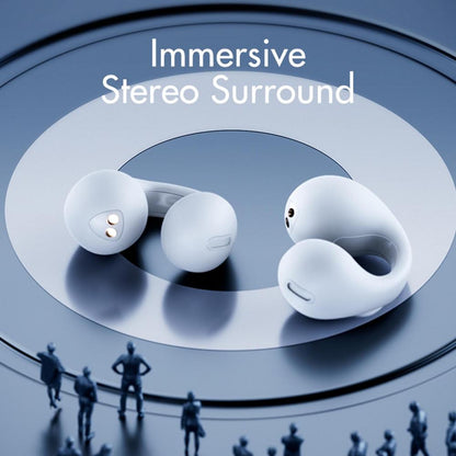 Wireless Bone Conduction Headphones Open-Ear Bluetooth Earbuds for Running Sports Cycling Workout Outdoor Activities Safe Awareness Sound
