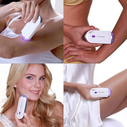 Gentle Touch Hair Remover for Face & Body – USB Rechargeable Skin-Safe Trimmer for Women