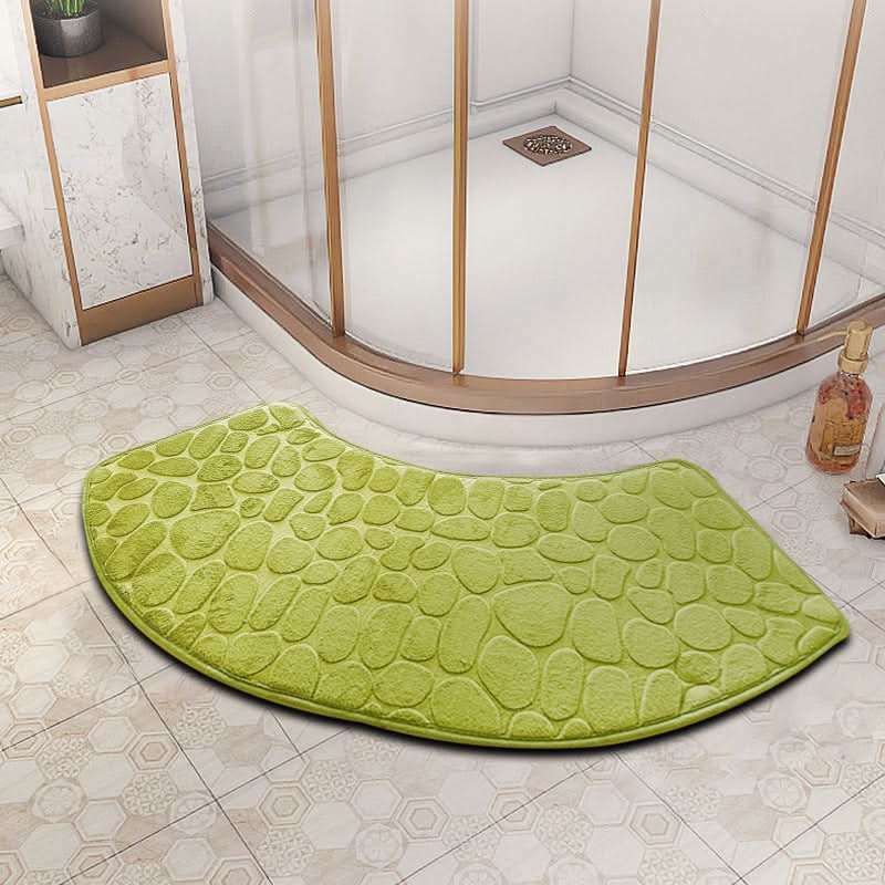 VELVOSTONE – 3D Non-Slip Velvet Bath Mat Quick-Dry Design