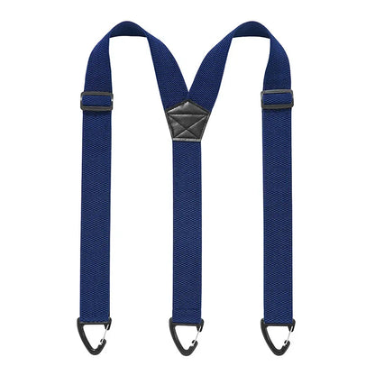 Adjustable Work Suspenders with Metal Clips – X-Back & Y-Back Designs for Men
