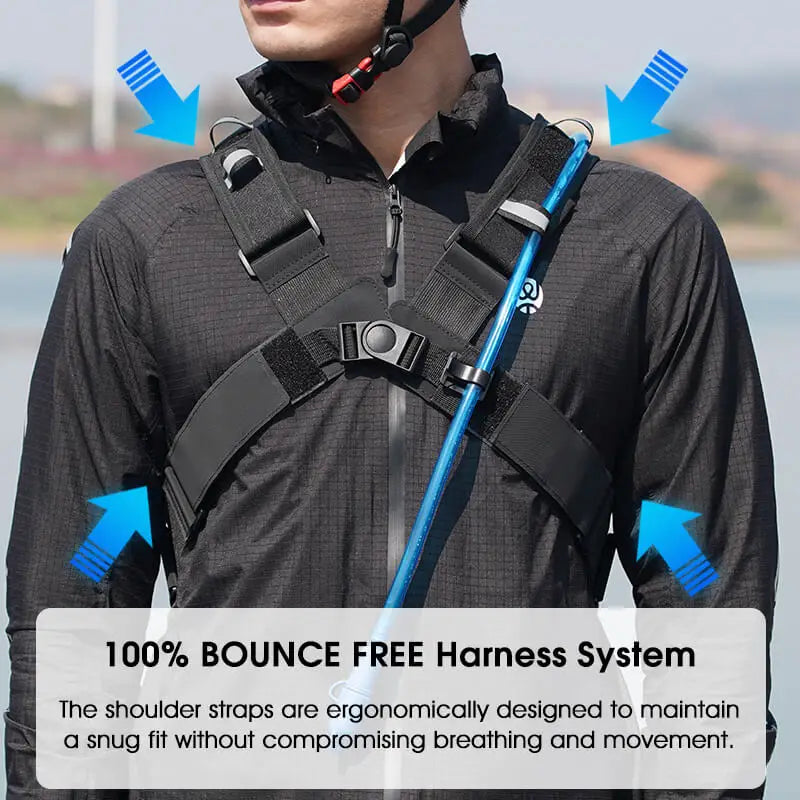ProSport | Ultralight 10L Cycling Backpack with Hydration System | Ergonomic Design for Comfort and Convenience