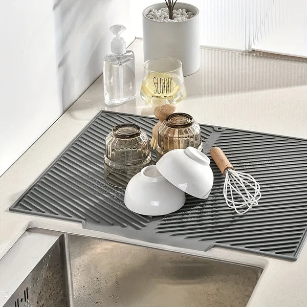 SMARTDRAIN – Silicone Kitchen Mat for Efficient Dish Drying