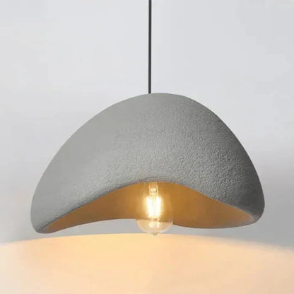 Ceiling Pendant Light Fixture Minimalist Japanese Design HDPE Glass Iron Hardwired for Dining Room Kitchen Island Living Room Bedroom Modern