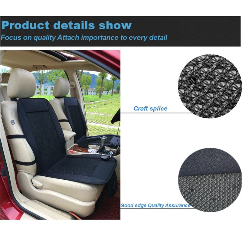 Comfort Ride | Air Seat Cushion with Cooling Fan Feature | Lightweight Accessory for Comfortable Long Journeys