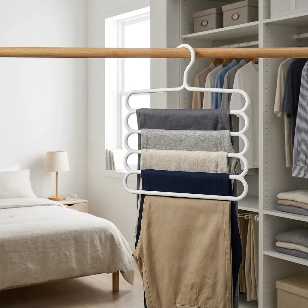 FLEXHOLD - Space-Saving Multi-Layer Hanger for Organized Closets
