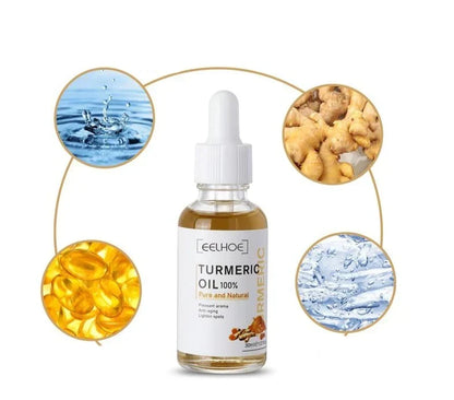 Turmeric Brightening Serum for Dark Spots & Hyperpigmentation Treatment for Face | Even Skin Tone & Radiant Complexion | Natural