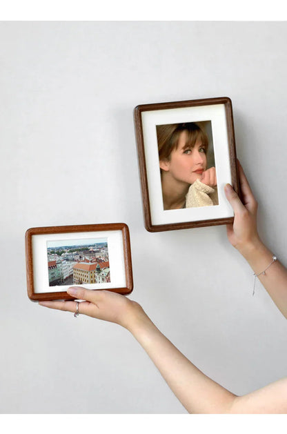 Hardwood Picture Frame 8.3×11.7 in Portrait A4 Mortise Joiner Wedding Memory Display Wall Hanging Living Room Bedroom Hallway Gallery Arrang