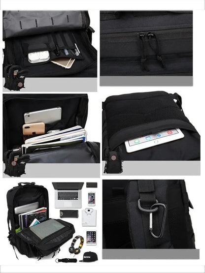 Adventure Ready | Travel Backpack with Water Resistance & MOLLE System | Spacious Design for Outdoor Enthusiasts