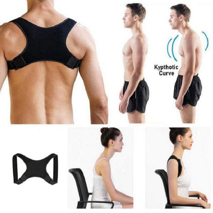 Adjustable Posture Corrector Brace for Back and Shoulder Support – Ergonomic Alignment Aid for Daily Wear and Office Use