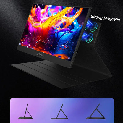 Portable Monitor for Laptop, 14 Inch 1080P Laptop Monitor, USB C HDMI Monitor for Travel and Work