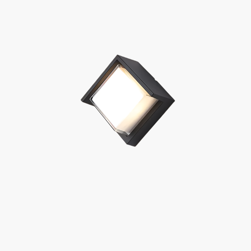 Motion Sensor Outdoor Wall Light – Modern Aluminum LED Sconce for Porch, Patio & Entryway – Round or Square – Weatherproof IP65