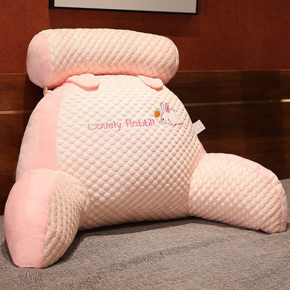 Cartoon Character Backrest Cushion with Lumbar Support – Extra Plush Reading Pillow for Couch, Bed & Gaming Chair – 28×20×10 or 24×18×8
