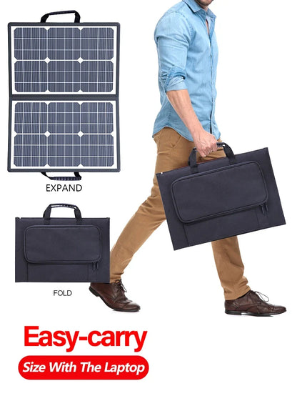 ProCharge | Foldable Solar Panel with MPPT & USB-C Charging | High Efficiency for Outdoor Power