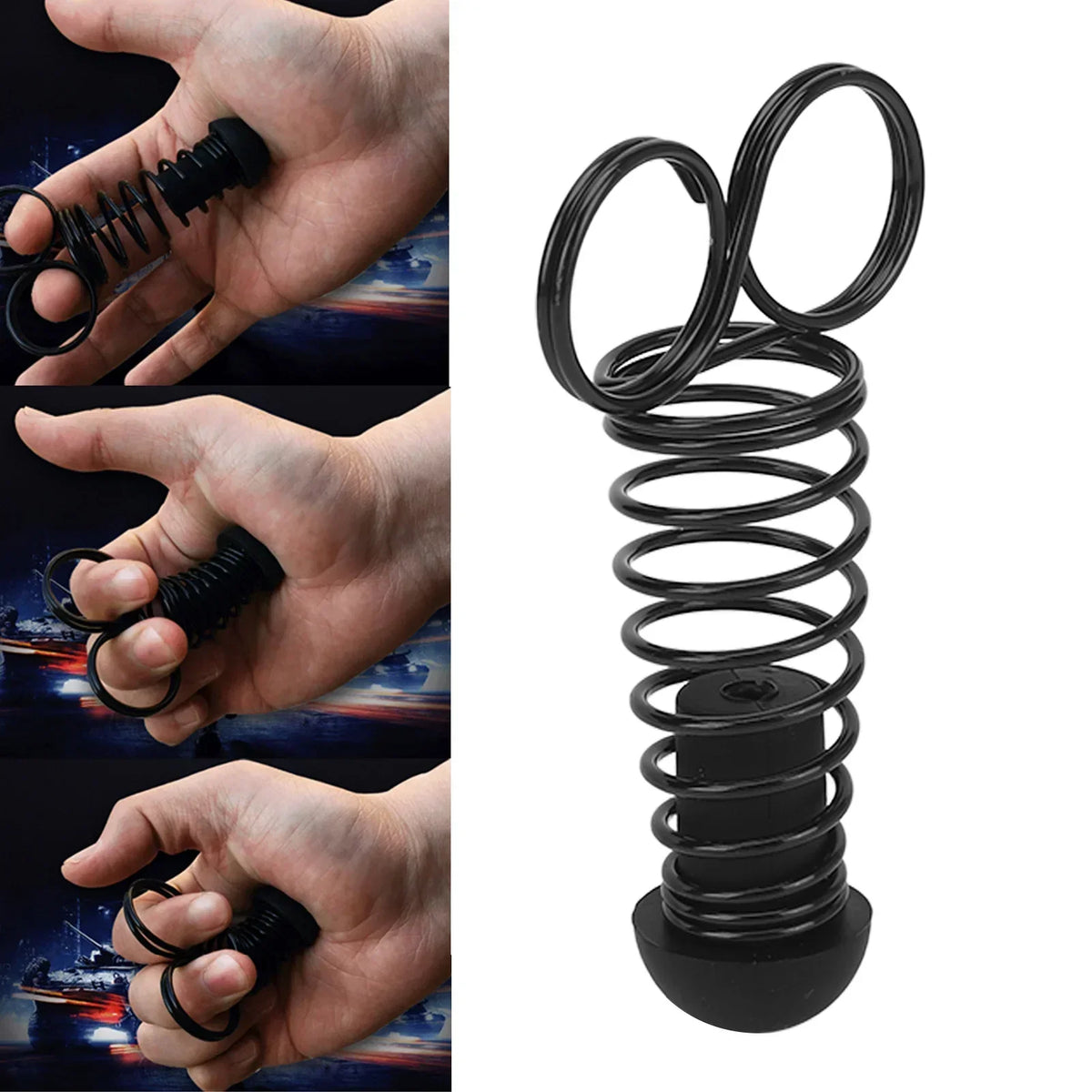Finger Resistance Trainer for Grip Strength, Dexterity & Rehabilitation – Portable Hand Workout Tool for Musicians, Athletes & Recovery