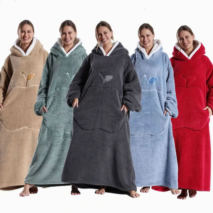 HOODSNUG – Hooded Wearable Blanket for Cozy Comfort