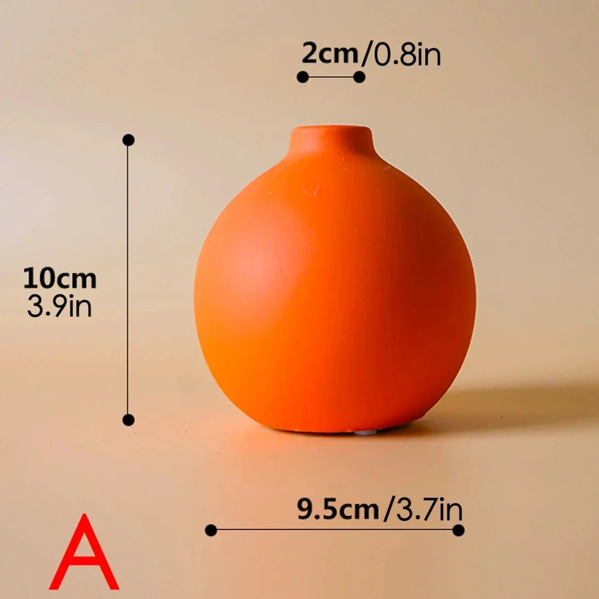 Hand-Painted Porcelain Flower Vase for Tabletop Display – Modern Scandinavian Home Accent for Living Room, Bedroom & Office Decor