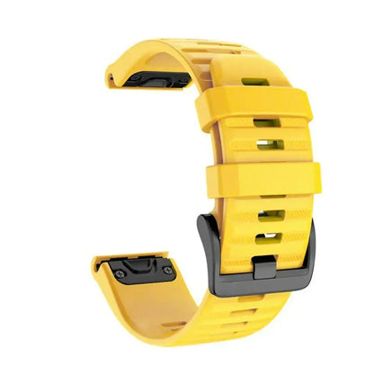 Silicone Smartwatch Band | QuickFit Replacement Strap 20mm 22mm 26mm | Flexible Sport Watch Band for Active Lifestyles