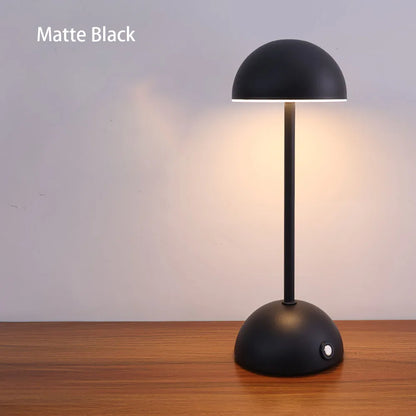 LED Touch Table Lamp with USB Rechargeable Battery and 3 Lighting Colors