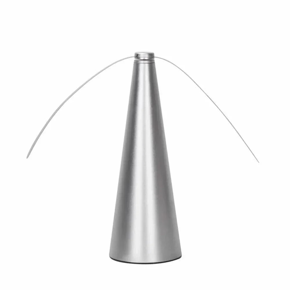Tabletop Insect Deterrent Fan with Holographic Blades for Outdoor Dining & Picnics, Battery or USB Powered Fly Repeller for BBQ Parties