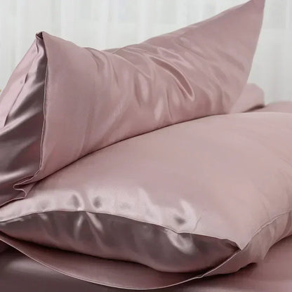 Pure Mulberry Silk Pillowcase 20×28 Inch Gold Standard Pillow Cover for Hair & Skin Care Cooling Breathable Bedroom Sleep Accessory Anti-Fri