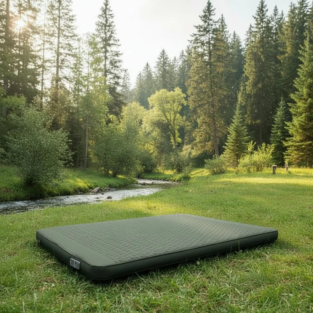 SLEEPCAMP – Inflatable Camping Pad with Carry Storage Bag