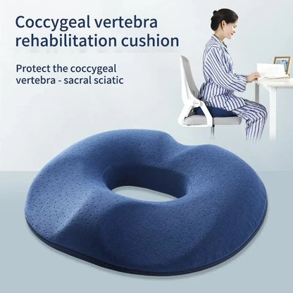 Memory Foam Seat Cushion for Tailbone Pain Relief – Ergonomic Coccyx Support for Office Chair, Car, Wheelchair | Orthopedic Sitting Pillow