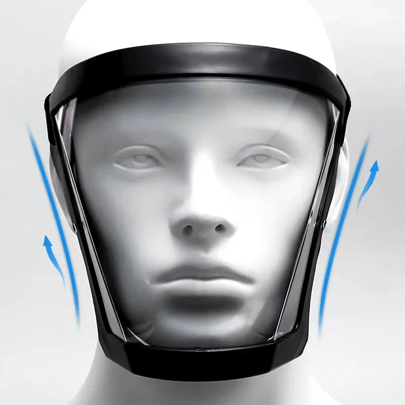 Protective Face Visor for Workshop Safety with Anti-Fog Lens, Lightweight Design for Woodworking, Metalworking, Yard Work & Home Projects