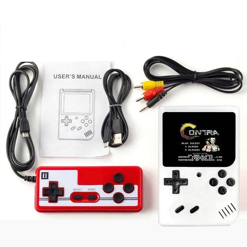 Handheld Gaming System with 400 Built-In Classic Games & 3-Inch Color Screen for Kids & Adults