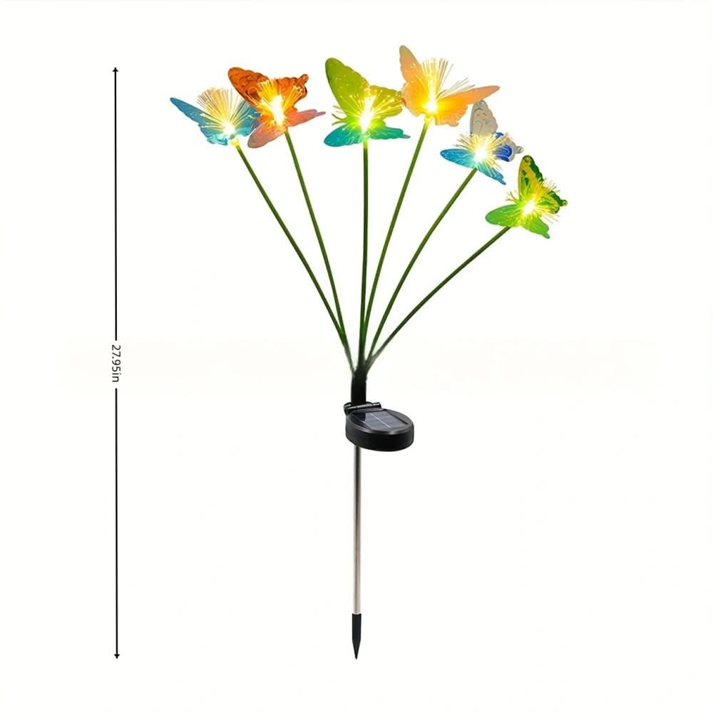 BUTTERFLYLIVA – Solar Butterfly Fiber Optic Garden Lights