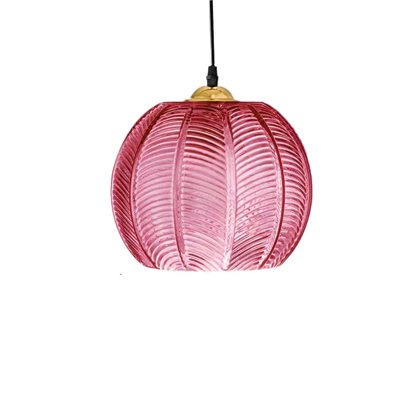 Botanical Glass Pendant Fixture E27 Socket Overhead Lighting for Kitchen Island Dining Table Modern Farmhouse Home Decor