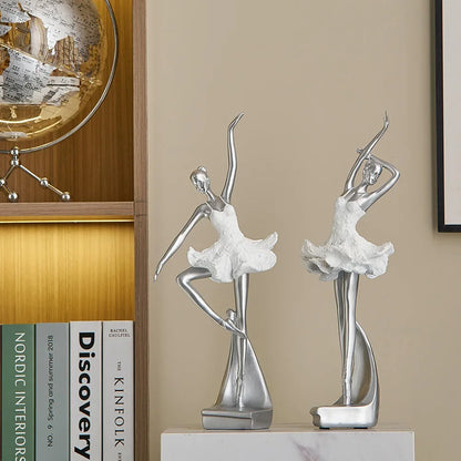 Resin Alien Figurine Statue for Indoor & Outdoor Decor | Garden Yard Accent | Desktop Ornament | Whimsical Space Character Sculpture