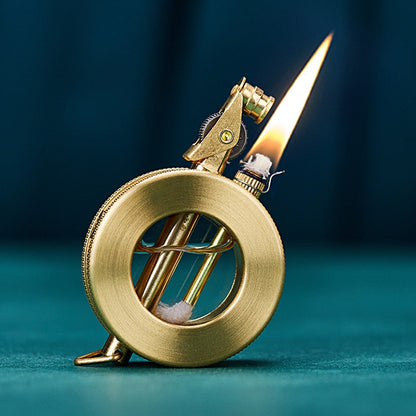 Vintage Metal Fuel Lighter with Classic Windproof Design for Everyday Use & Gifts