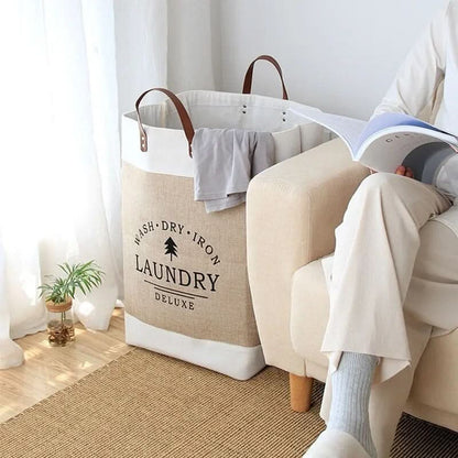 ORGANIBIN – Fabric Storage Basket for Clothes & Essentials