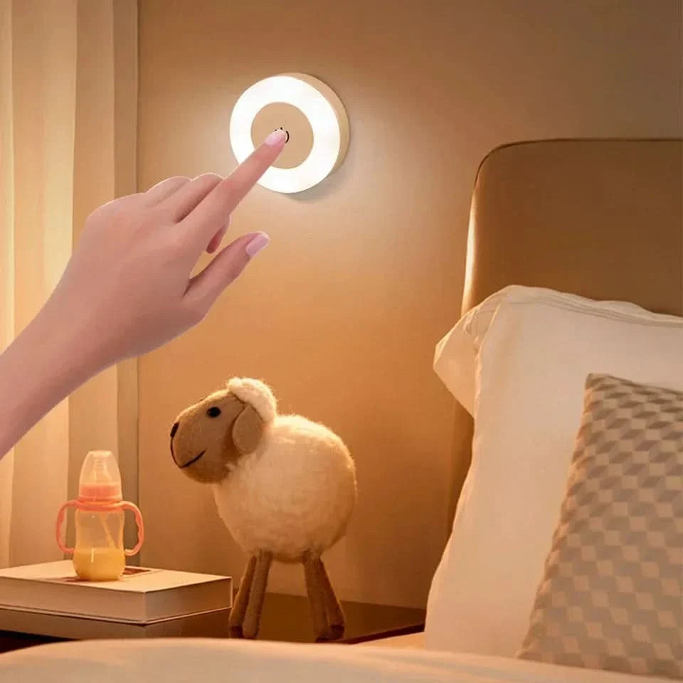 TOUCHVAULT – USB Rechargeable Lamp for Bedroom Comfort