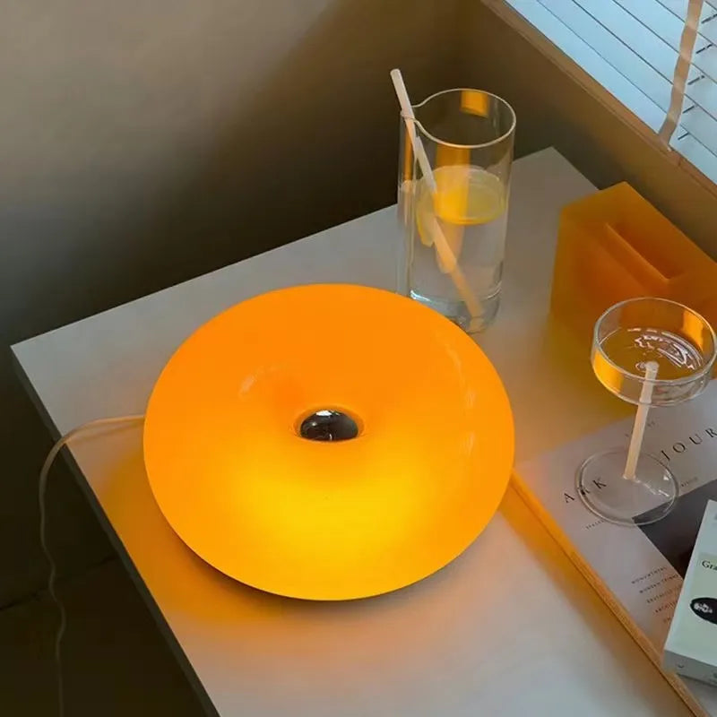 LED Task Lamp with Adjustable Arm for Home Office & Study Desk | White & Orange Finish Options | Plug-In or Hardwired Installation