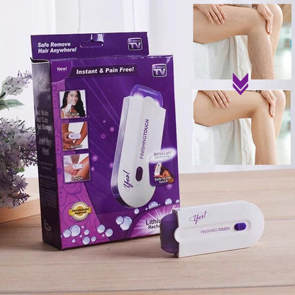Gentle Touch Hair Remover for Face & Body – USB Rechargeable Skin-Safe Trimmer for Women