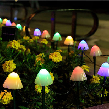 MUSHLIVA – Solar Mushroom Fairy Lights for Garden Landscapes