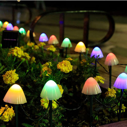 MUSHLIVA – Solar Mushroom Fairy Lights for Garden Landscapes