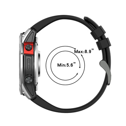 Silicone Fitness Watch Strap Replacement Band Compatible with Fenix, Instinct & Venu | Quick-Release Pin | Sweat-Resistant | For Outdoor