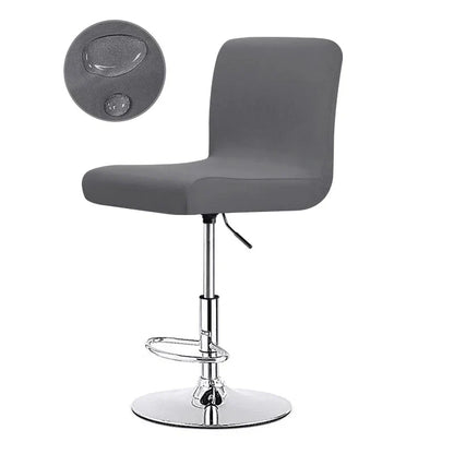 Stretch Bar Stool Cover | Universal Fit Chair Slipcover for Kitchen Counter Stools, Dining Room & Home Bar Seating Protection | Waterproof