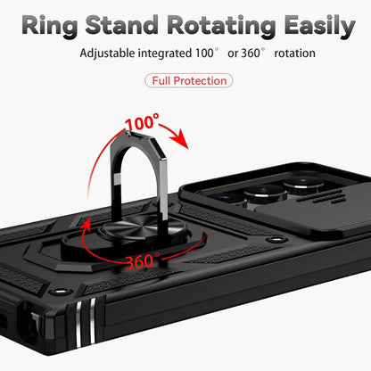 Protective Stand Case with Lens Guard for Samsung Galaxy S23 Series – Hands-Free Viewing & Drop Protection