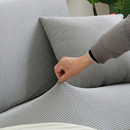 Stretchy Sofa Slipcover with Non-Slip Grip for Living Room – Fits 1 to 4 Seater Couches, Pet-Proof Furniture Protection