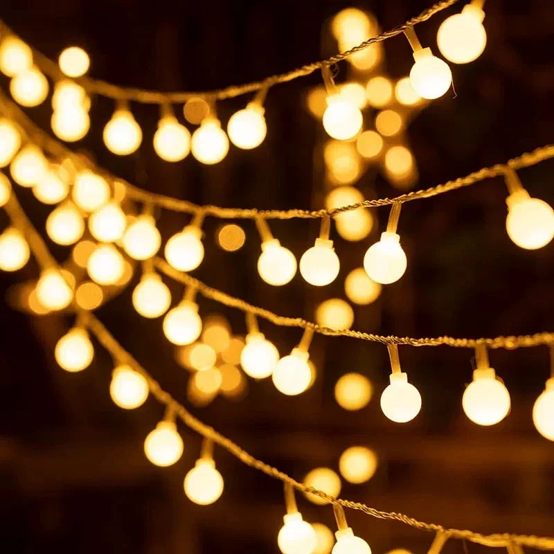 LED Fairy Light Strand 20 Feet Warm White USB Powered with Switch for Bedroom Patio Wedding Party Garden Indoor Outdoor Ambient Lighting Dec